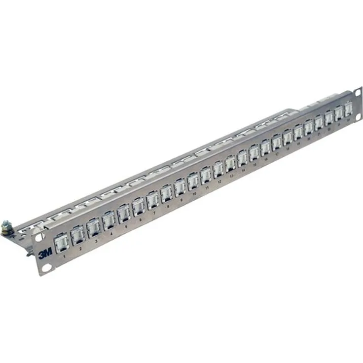 Corning Patchpanel 24 Ports 1HE mit Cat6A PL Modulen 43018-801 26 (UU001622826)