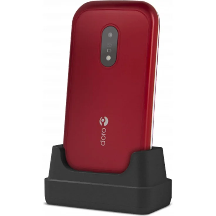 Doro 6040 Handy 2,8 Zoll-Display, Rot/Weiß – Bild 4