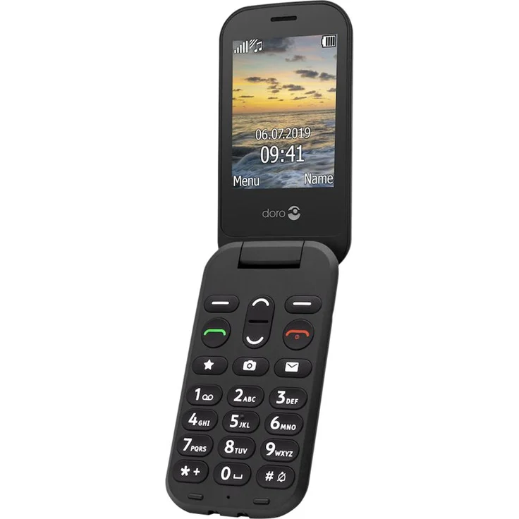 Doro 6040 Handy 2,8 Zoll-Display, Schwarz – Bild 6