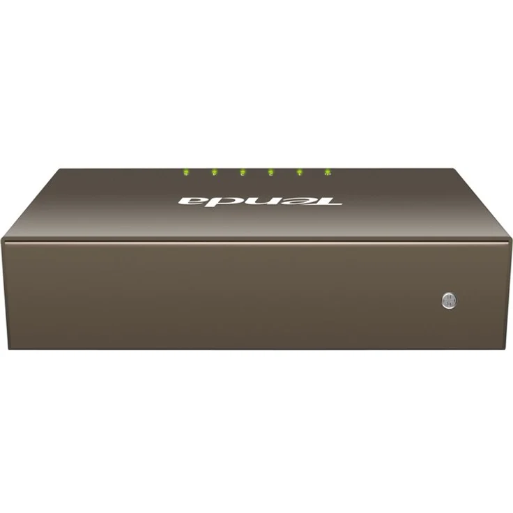 Tenda TEG1005D 5 Port Gigabit Desktop Switch im Metallgehäuse (5x 1000 MBit-s Ports, Vollduplex, Plug & Play, Layer-2, 6KV Überspannungsschutz, Auto-Negatiaton, lüfterlos) – Bild 4