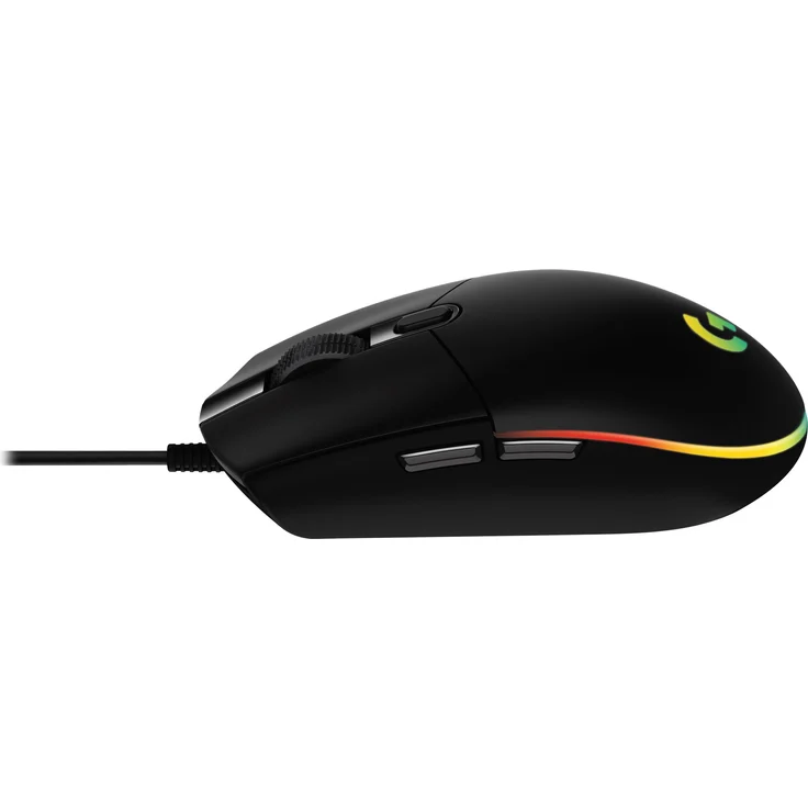 Logitech G203 Gaming-Maus mit anpassbarer LIGHTSYNC RGB-Beleuchtung, 6 programmierbare Tasten, Spieletauglicher Sensor, Abtastung mit 8.000 DPI, Geringes Gewicht, Schwarz – Bild 5
