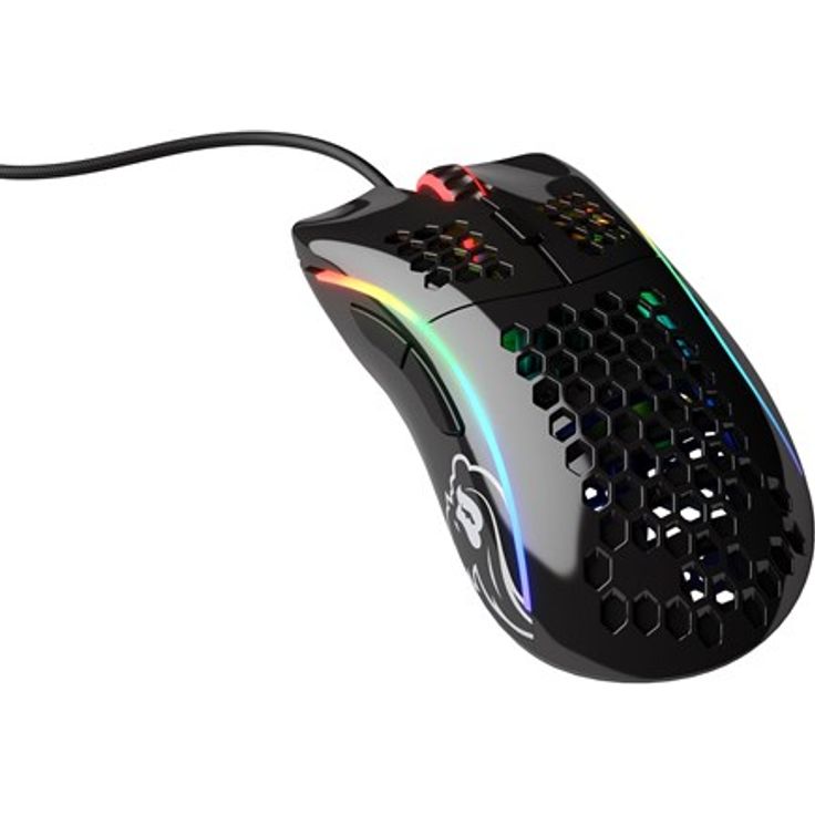 Glorious PC Gaming Race Model D Gaming-Maus mit Kabel, Schwarz Glänzend – Bild 2