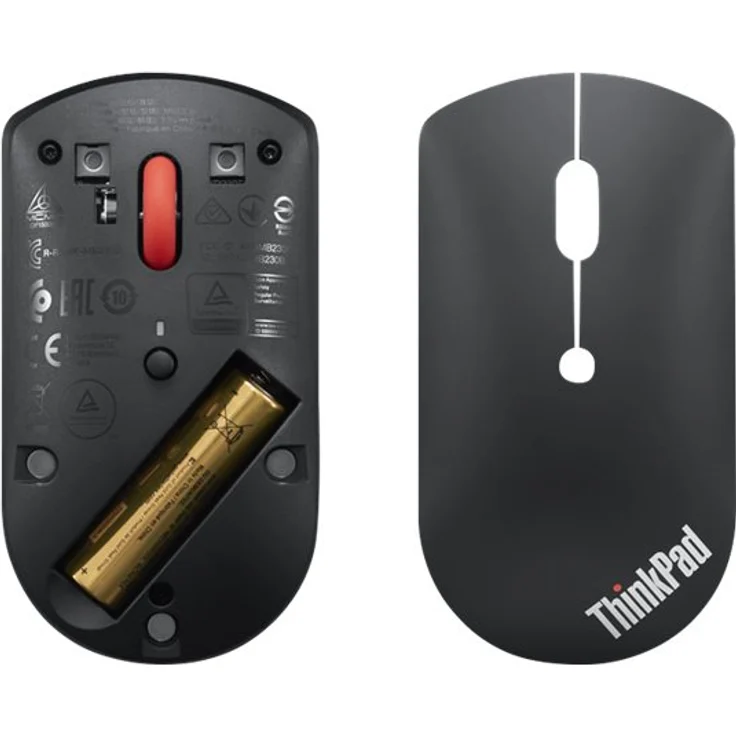 Lenovo ThinkBook Bluetooth Silent Mouse schwarz, Bluetooth (4Y50X88822) – Bild 5
