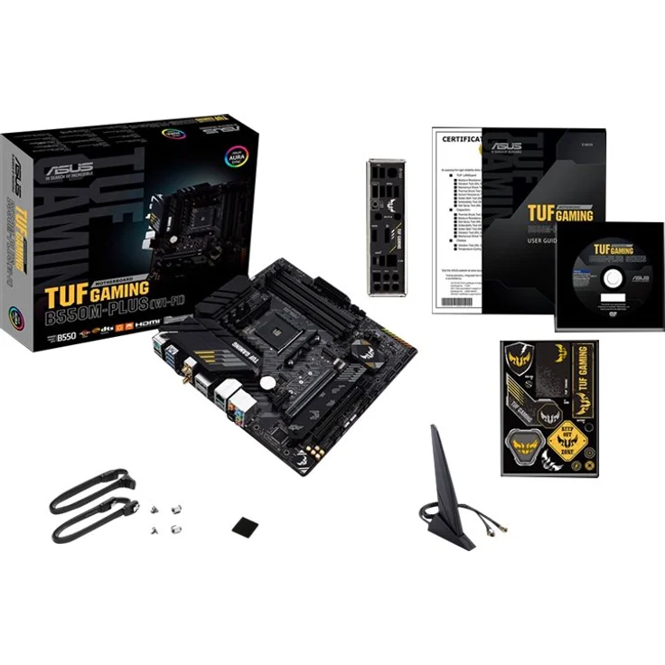 ASUS TUF GAMING B550M PLUS (WI-FI) - micro ATX, AMD B550, Sockel AM4, Dual-channel DDR4 (90MB1490-M0EAY0) – Bild 4