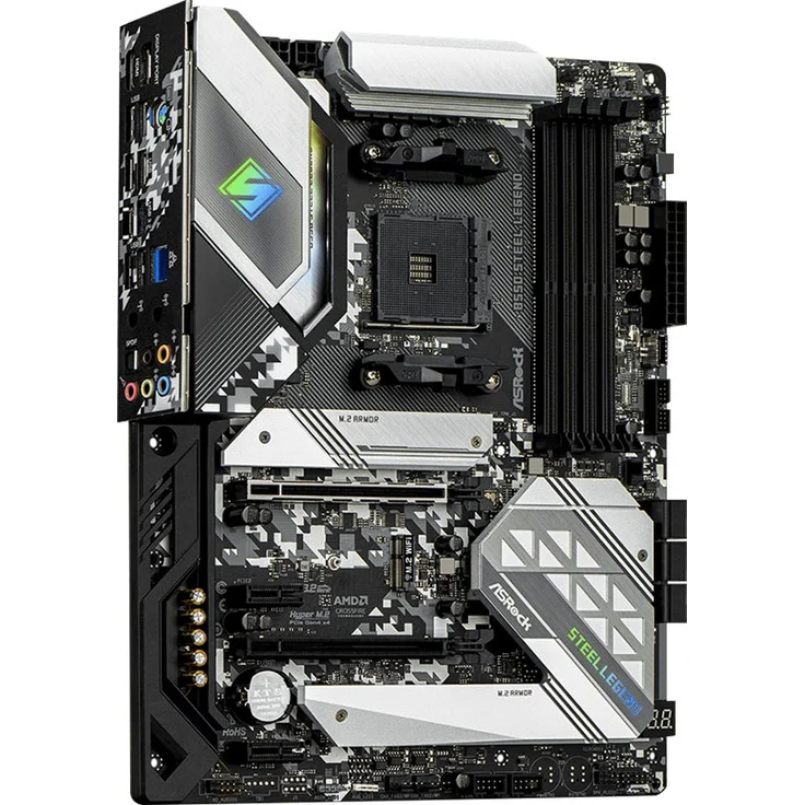 Asrock B550 Steel Legend - ATX, AMD B550, Sockel AM4, Dual-channel DDR4 (90-MXBDF0-A0UAYZ) – Bild 5