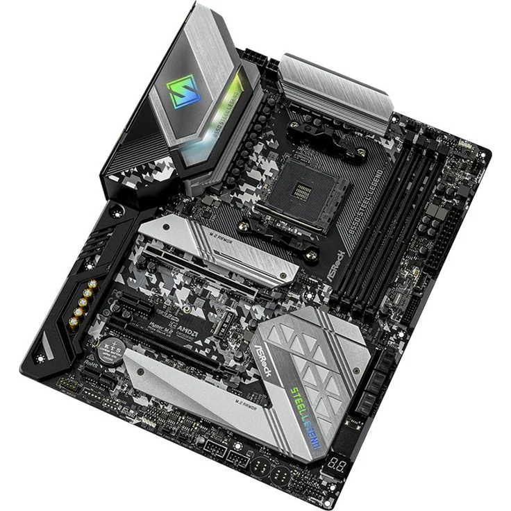 Asrock B550 Steel Legend - ATX, AMD B550, Sockel AM4, Dual-channel DDR4 (90-MXBDF0-A0UAYZ) – Bild 6