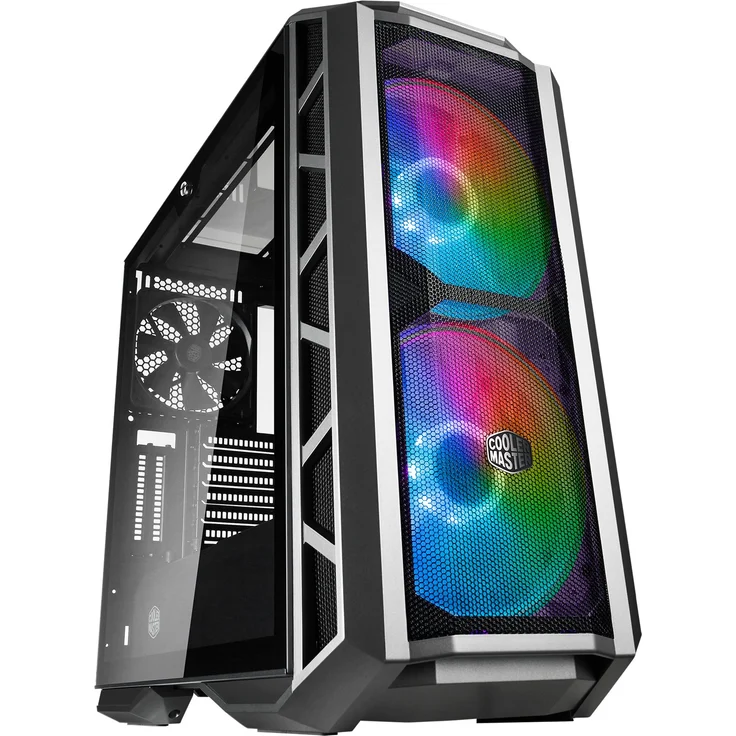 Cooler Master MasterCase H500P Mesh ARGB - PC-Gehäuse mit zwei 200-mm-Lüftern für einen optimalen Luftstrom, abnehmbare Seitenteile, geeignet für Wasserkühlung – Bild 6