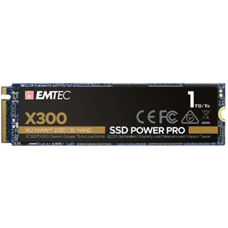 EMTEC Power Pro X300 - Solid-State-Disk - 1 TB - intern - M.2 2280 - PCI Express 3.0 x4 (NVMe) (ECSSD1TX300) – Bild 3