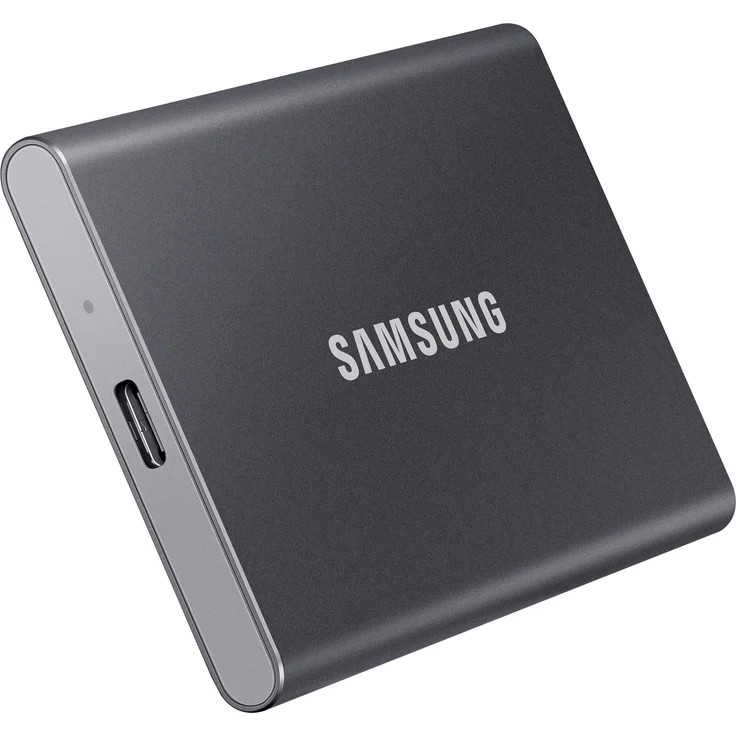 Samsung T7 MU-PC2T0T - Solid-State-Disk - verschlüsselt - 2 TB - extern (tragbar) - USB 3.2 Gen 2 (USB-C Steckverbinder) - 256-Bit-AES - Titan Gray (MU-PC2T0T/WW) – Bild 8