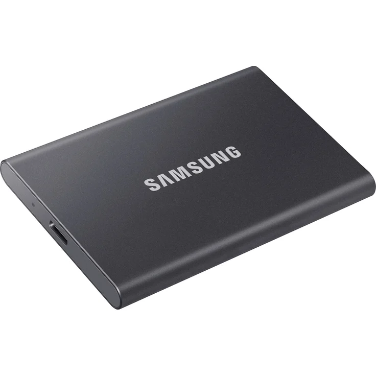 Samsung T7 MU-PC2T0T - Solid-State-Disk - verschlüsselt - 2 TB - extern (tragbar) - USB 3.2 Gen 2 (USB-C Steckverbinder) - 256-Bit-AES - Titan Gray (MU-PC2T0T/WW) – Bild 5