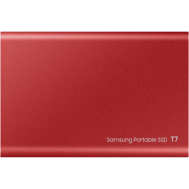 Samsung T7 MU-PC500R - Solid-State-Disk - verschlüsselt - 500 GB - extern (tragbar) - USB 3.2 Gen 2 (USB-C Steckverbinder) - 256-Bit-AES - metallisch rot (MU-PC500R/WW) – Bild 11