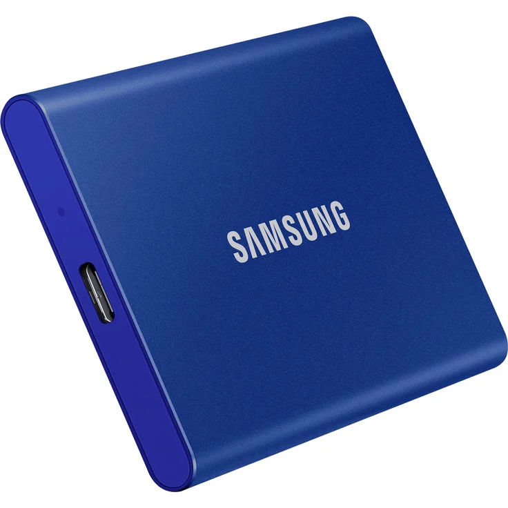 Samsung T7 MU-PC2T0H - Solid-State-Disk - verschlüsselt - 2 TB - extern (tragbar) - USB 3.2 Gen 2 (USB-C Steckverbinder) - 256-Bit-AES - Indigo-Blau (MU-PC2T0H/WW) – Bild 5