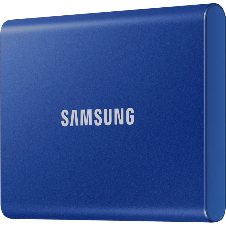 Samsung T7 MU-PC2T0H - Solid-State-Disk - verschlüsselt - 2 TB - extern (tragbar) - USB 3.2 Gen 2 (USB-C Steckverbinder) - 256-Bit-AES - Indigo-Blau (MU-PC2T0H/WW) – Bild 2