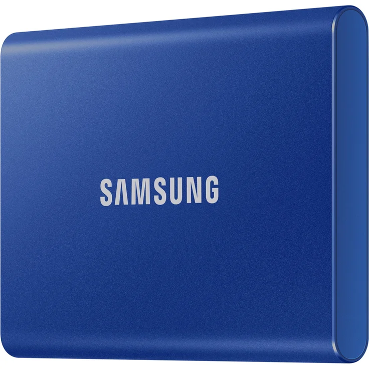 Samsung T7 MU-PC1T0H - Solid-State-Disk - verschlüsselt - 1 TB - extern (tragbar) - USB 3.2 Gen 2 (USB-C Steckverbinder) - 256-Bit-AES - Indigo-Blau (MU-PC1T0H/WW) – Bild 2