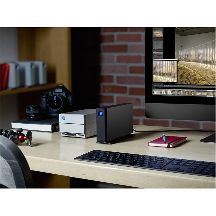 LaCie d2 Professional STHA14000800 - Festplatte - 14 TB - extern (Stationär) - USB 3.1 Gen 2 (USB-C Steckverbinder) - mit Seagate Rescue Data Recovery (STHA14000800) – Bild 2