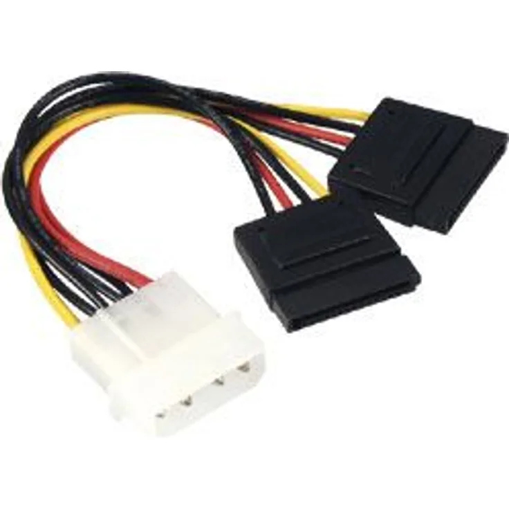 Inter.Y-Kabel Molex > 2x SATA