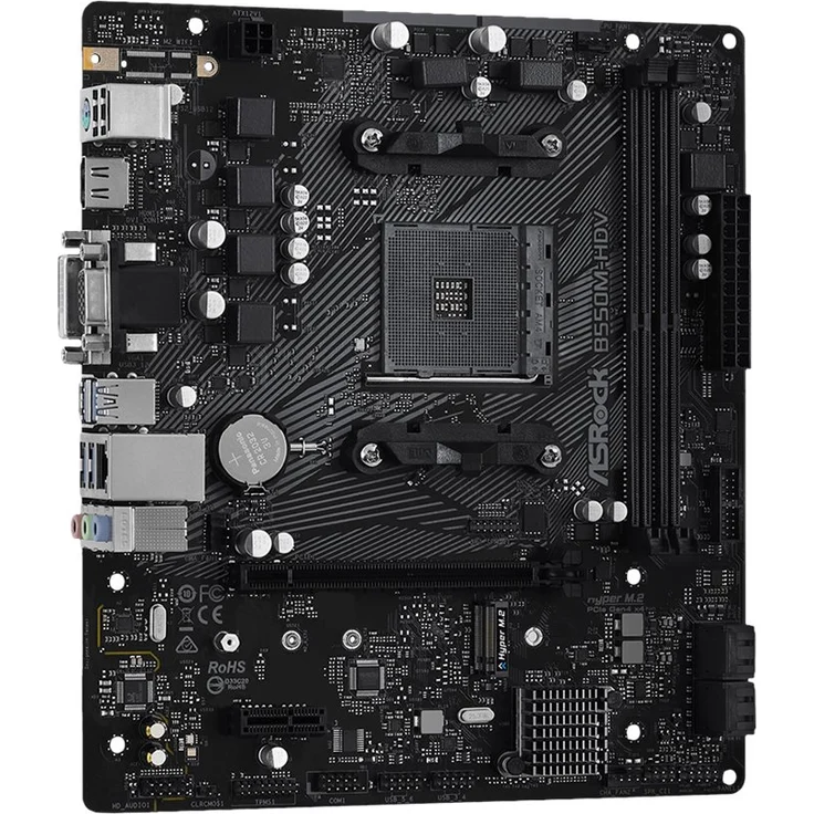 Asrock B550M-HDV - micro ATX, AMD B550, Sockel AM4, Dual-channel DDR4 (90-MXBDJ0-A0UAYZ) – Bild 3