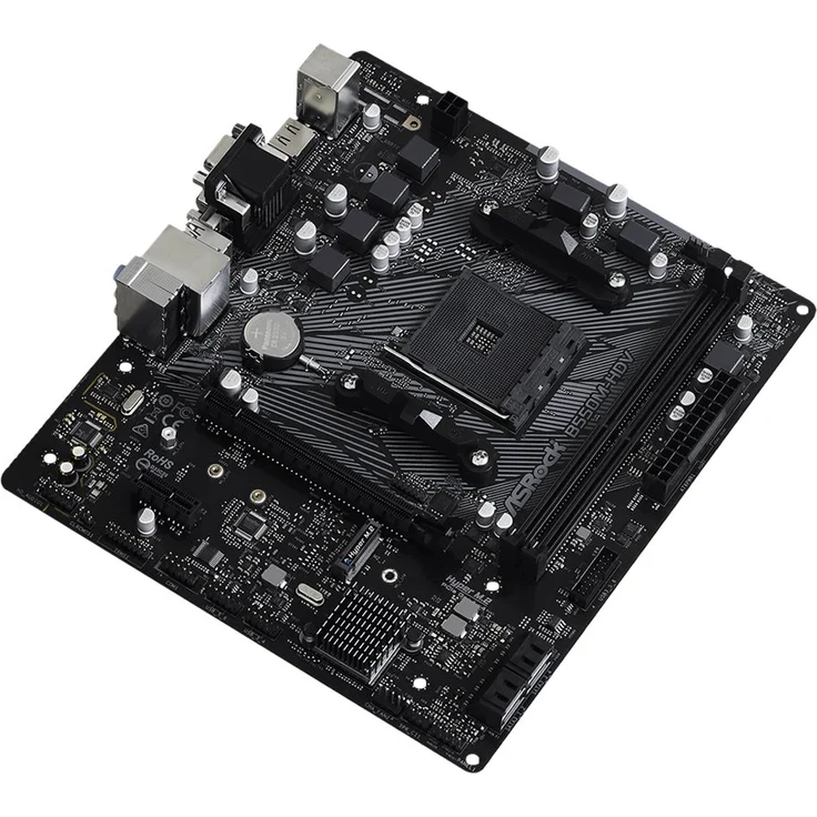 Asrock B550M-HDV - micro ATX, AMD B550, Sockel AM4, Dual-channel DDR4 (90-MXBDJ0-A0UAYZ) – Bild 5