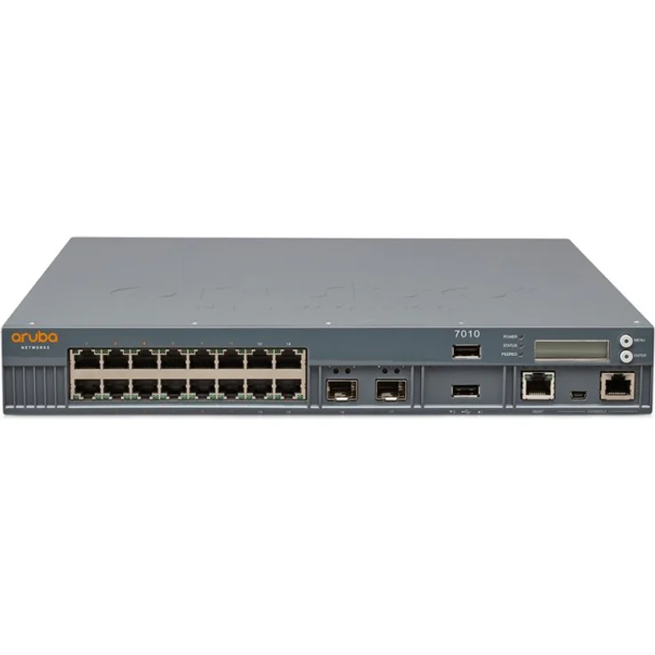 Hewlett Packard Enterprise Aruba 7010 (RW) Controller - Netzwerk-Verwaltungsgerät - 16 Anschlüsse - GigE - 1U - Rack-montierbar (JW678A) – Bild 4