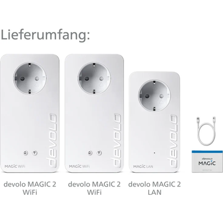 devolo Magic 2 WiFi next Multiroom Kit Powerline, 3 Adapter – Bild 3