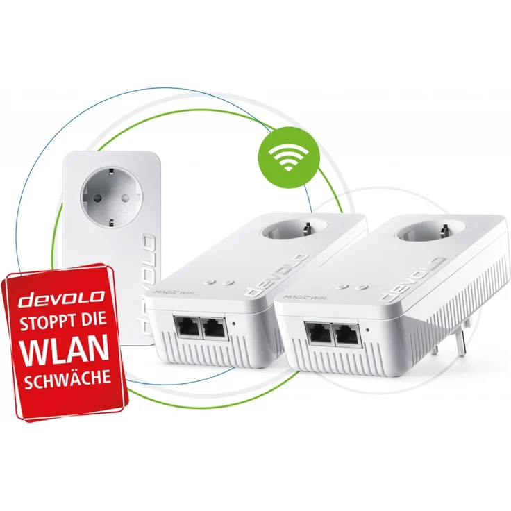 devolo Magic 2 WiFi next Multiroom Kit Powerline, 3 Adapter – Bild 2
