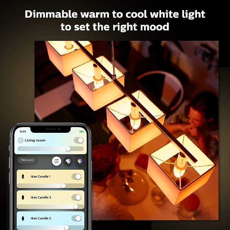 Philips Hue White & Color Ambiance GU10 LED Lampe Doppelpack, dimmbar, bis zu 16 Millionen Farben, steuerbar via App, kompatibel mit Amazon Alexa (Echo, Echo Dot), 2er Pack – Bild 3
