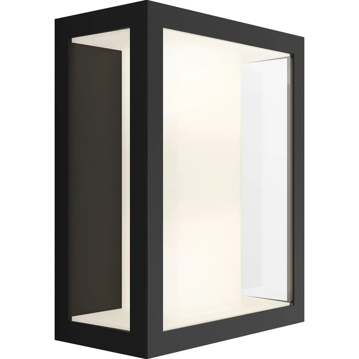 Philips Hue White & Color Amb. Impress LED Wandleuchte breit, Schwarz, 1200lm