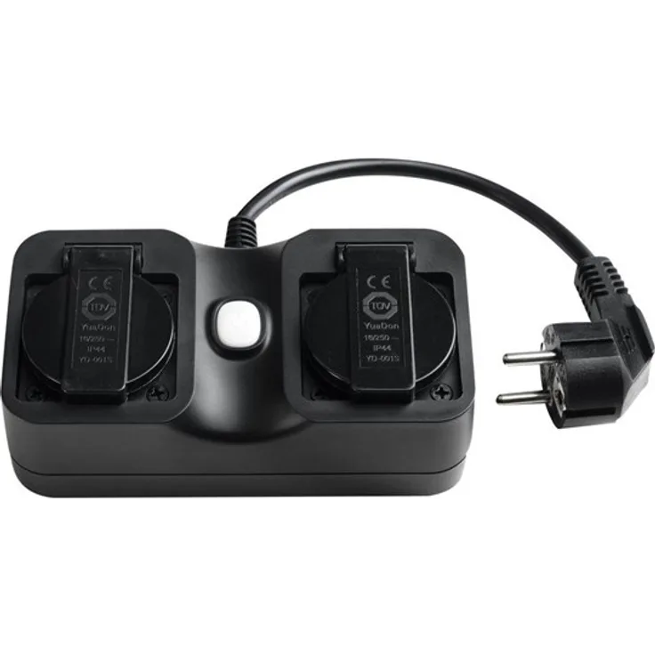 Edimax WLAN Outdoor Steckdose Smart Home mit 2 Ausgängen und App Fernsteuerung