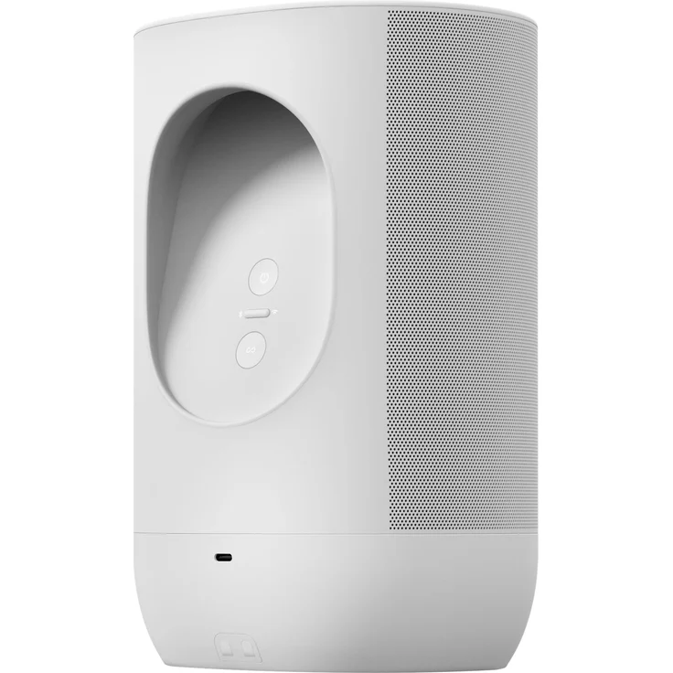 Sonos Move Multiroom-Lautsprecher mit Alexa, Google Assistant, wetterfest, stoßfest, geeignet für Indoor, Outdoor, weiß – Bild 10