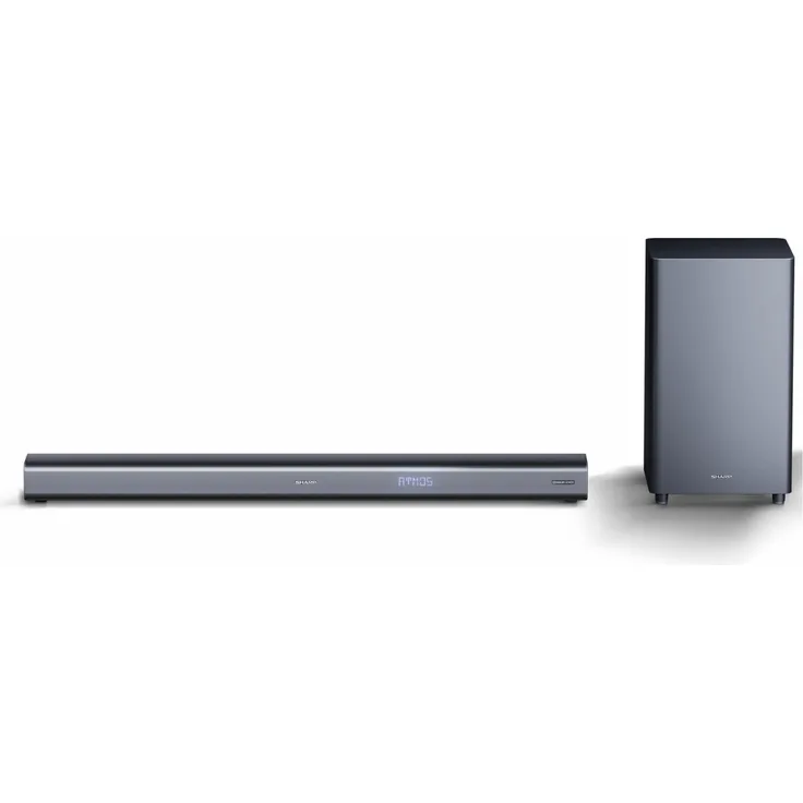 Sharp HT-SBW460 3.1 Soundbar mit kabellosem Subwoofer, Bluetooth, HDMI, Dolby Atmos, schwarz (2019)