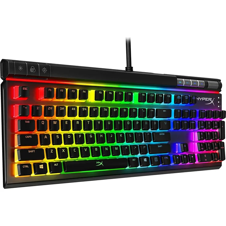 HyperX Alloy Elite 2 Mechanical Gaming - Tastatur - Hintergrundbeleuchtung - USB - Deutsch QWERTZ - HyperX Red (HKBE2X-1X-DE/G) – Bild 2