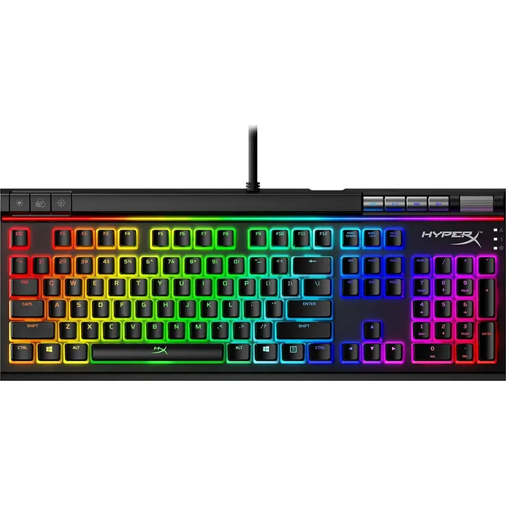 HyperX Alloy Elite 2 Mechanical Gaming - Tastatur - Hintergrundbeleuchtung - USB - Deutsch QWERTZ - HyperX Red (HKBE2X-1X-DE/G)