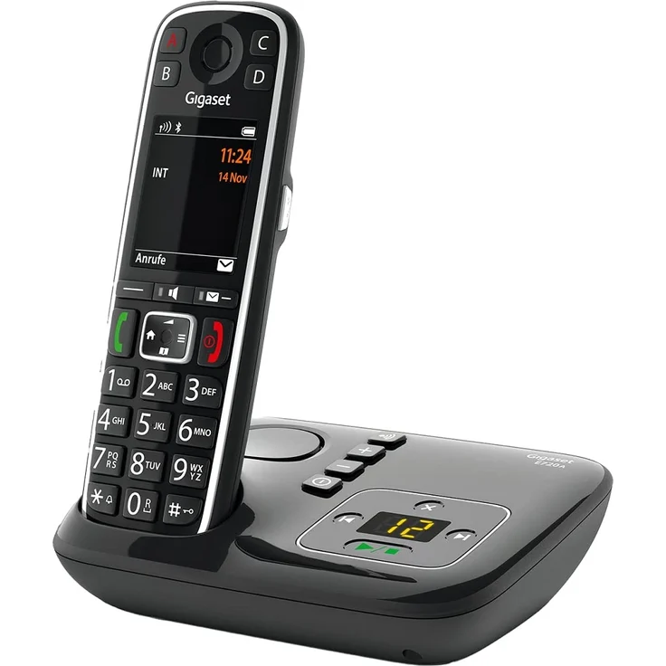 Gigaset E720A elegantes Seniorentelefon mit Anrufbeantworter und praktischen Bedienungshilfen (DECT Telefon mit Rufnummeransage, Bluetooth, SOS Funktion, einfacher Bedienung), Analog-Telefon, schwarz – Bild 16