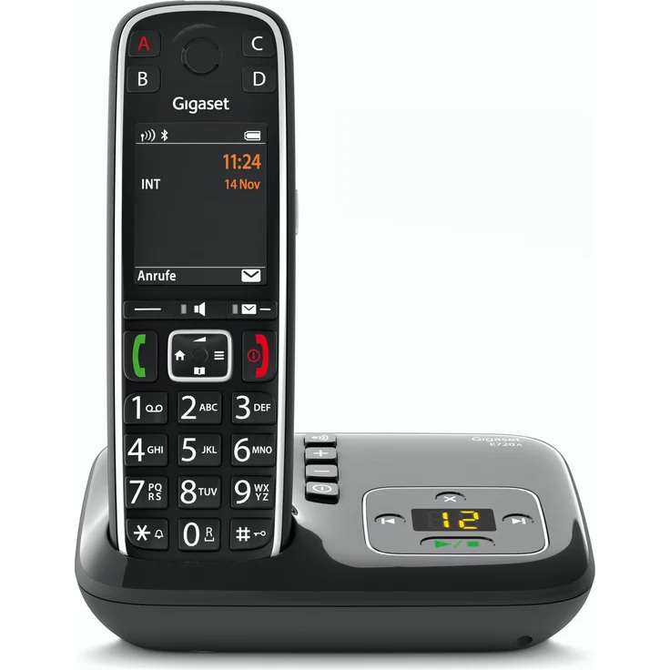Gigaset E720A elegantes Seniorentelefon mit Anrufbeantworter und praktischen Bedienungshilfen (DECT Telefon mit Rufnummeransage, Bluetooth, SOS Funktion, einfacher Bedienung), Analog-Telefon, schwarz – Bild 15
