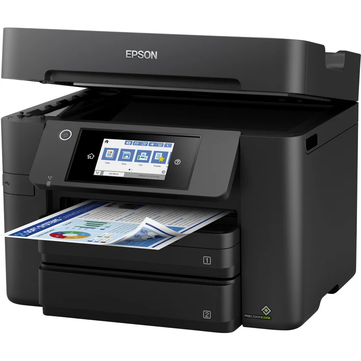 Epson WorkForce Pro WF-4830DTWF 4-in-1 Tintenstrahl-Multifunktionsgerät (Drucker, Scanner, Kopierer, Fax) Auflösung: 4800 x 2400, USB, LAN, WLAN, NFC, AirPrint, Mobile Print, WiFi-Direct (C11CJ05402) – Bild 7