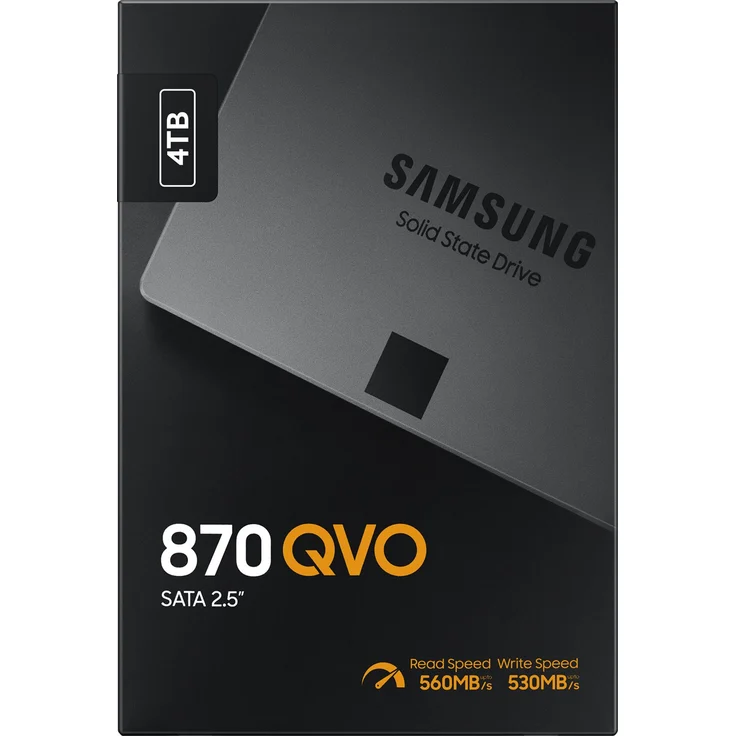 Samsung 870 QVO MZ-77Q4T0BW - Solid-State-Disk - verschlüsselt - 4 TB - intern - 2.5 Zoll (6.4 cm) - SATA 6Gb/s - Puffer: 4 GB - 256-Bit-AES - TCG Opal Encryption (MZ-77Q4T0BW) – Bild 6