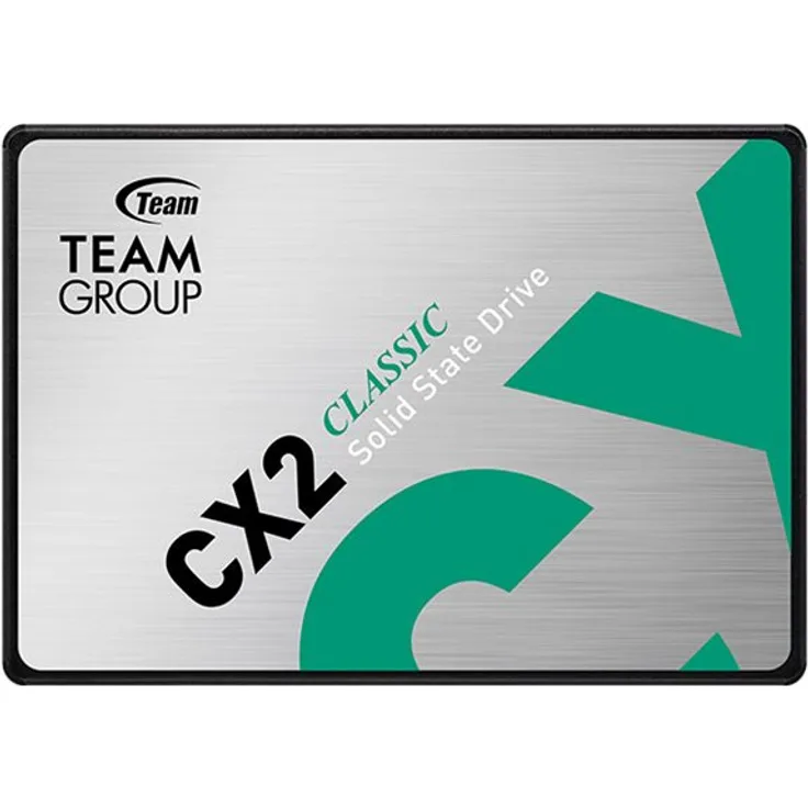 Team Group CX2 CLASSIC - Solid-State-Disk - 1 TB - intern - 2.5 Zoll (6.4 cm) - SATA 6Gb/s - grün (T253X6001T0C101)