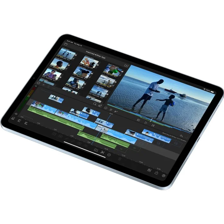 Apple iPad Air (2020) Quad-HD-Auflösung 10,9 Zoll, WiFi-Tablet, Hexa-Core, 64 GBSpeicher, iPadOS, Sky Blau (MYFQ2FD/A) – Bild 5