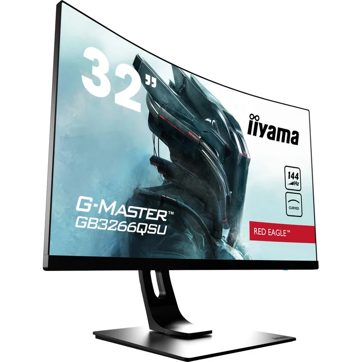 iiyama G-Master GB3266QSU-B1 Red Eagle - 31,5 Zoll, QHD (1440p) (2560 x 1440), VA-Panel, 144Hz, 1ms, 400cd/m² (GB3266QSU-B1) – Bild 11