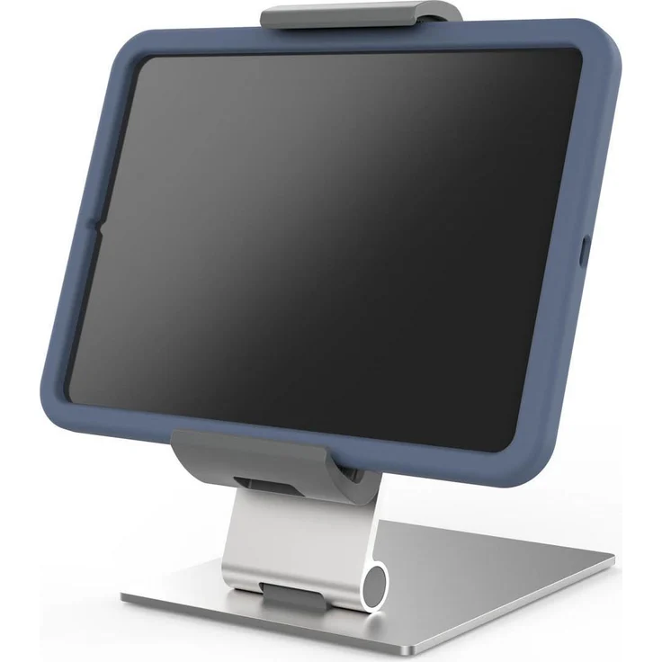 Durable 893723 Tablet Tischhalterung für Tablets mit Hülle 7-13 Zoll, 360° drehbar, silber-anthrazit – Bild 1