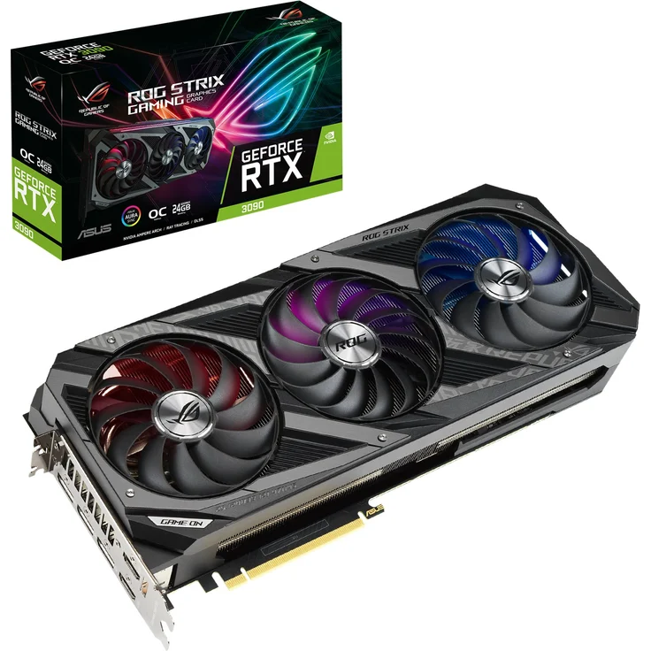 ASUS ROG Strix GeForce RTX 3090 OC, ROG-STRIX-RTX3090-O24G-GAMING, 24GB GDDR6X, 2x HDMI, 3x DP (90YV0F93-M0NM00) – Bild 13