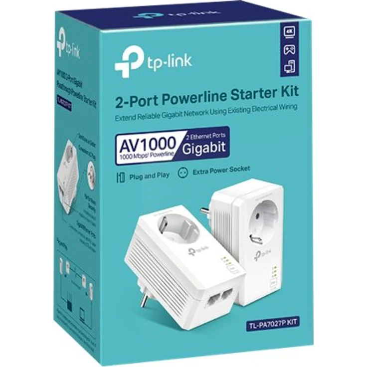 TP-Link AV1000 2P Gigabit Passthrough PW – Bild 4
