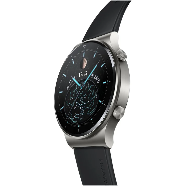 Huawei Watch GT 2 Pro Smartwatch, Unisex, 46,7mm, Metallgehäuse, Night Black – Bild 15