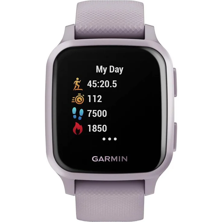 Garmin Venu Sq Smartwatch GPS, Unisex, Kunststoffgehäuse, Lavendel (010-02427-12) – Bild 5