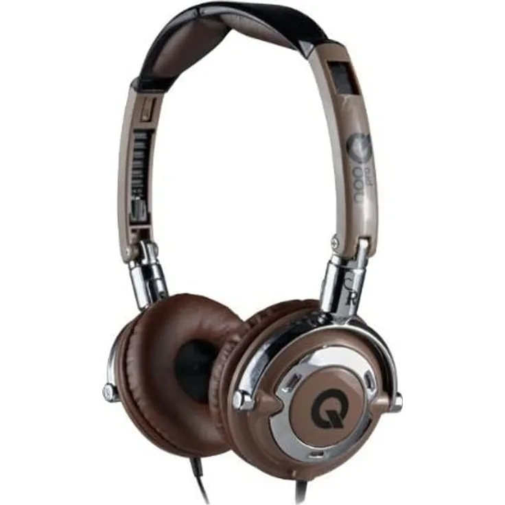 Technaxx QOOpro Super Bass braun On-Ear-Kopfhörer