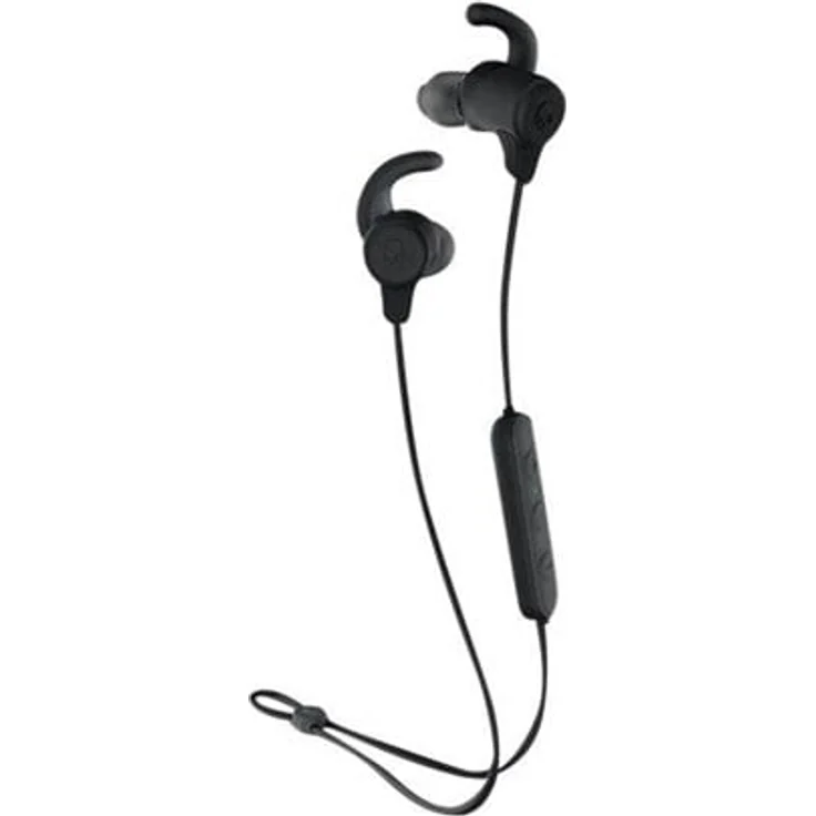 Skullcandy Jib+ Kabellose In-Ear Kopfhörer mit Mikrofon und Freisprecheinrichtung, 8 Stunden Akkulaufzeit (Wiederaufladbar), Beigefügte Gel-Aufsätze für Geräuschisolierung, Schwarz – Bild 2