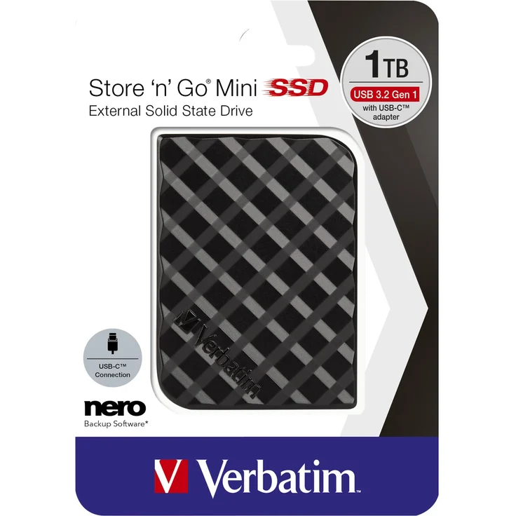 Verbatim Store 'n' Go - Festplatte - 1 TB - extern (tragbar) - USB 3.2 Gen 1 - Schwarz (53237) – Bild 5