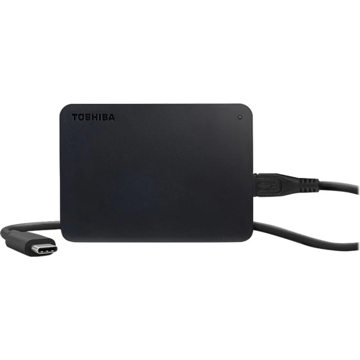 Toshiba Canvio Basics USB-C - Festplatte - 4 TB - extern (tragbar) - 2.5 Zoll (6.4 cm) - USB 3.2 Gen 1 - Schwarz (HDTB440EKCCA) – Bild 4
