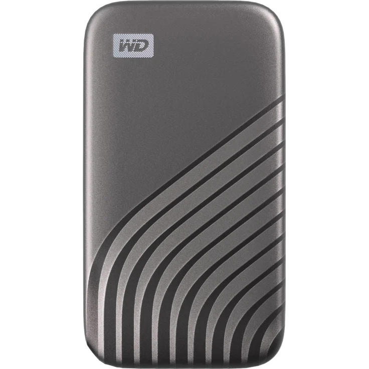 WD My Passport SSD WDBAGF5000AGY - Solid-State-Disk - verschlüsselt - 500 GB - extern (tragbar) - USB 3.2 Gen 2 (USB-C Steckverbinder) - 256-Bit-AES - Space-grau (WDBAGF5000AGY-WESN) – Bild 9