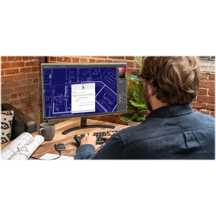 WD My Passport SSD WDBAGF0010BGY - Solid-State-Disk - verschlüsselt - 1 TB - extern (tragbar) - USB 3.2 Gen 2 (USB-C Steckverbinder) - 256-Bit-AES - Space-grau (WDBAGF0010BGY-WESN) – Bild 4